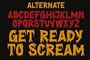 Shadows Fright Font, a Blackletter Font by Marvadesign (Thumbnail 6 of 8)