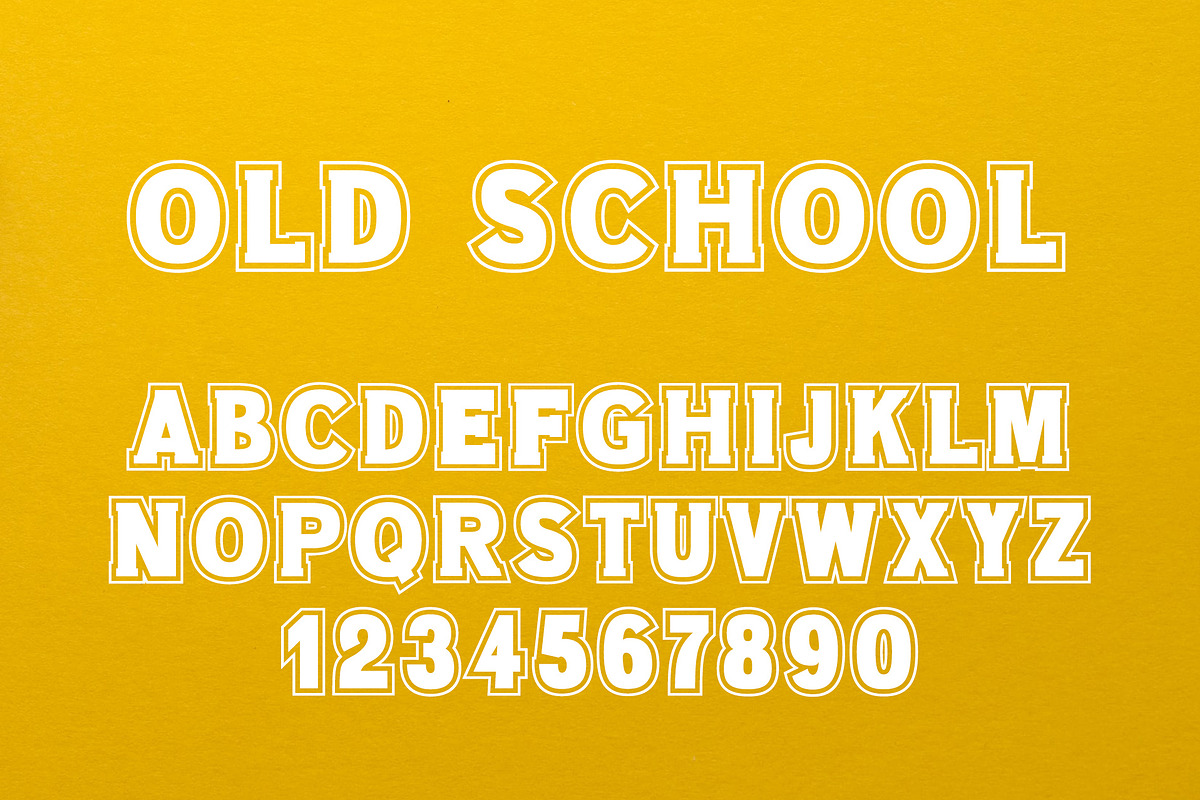 Old School 80s Font, a Slab Serif Font by vladocar (Photo 11 of 11)