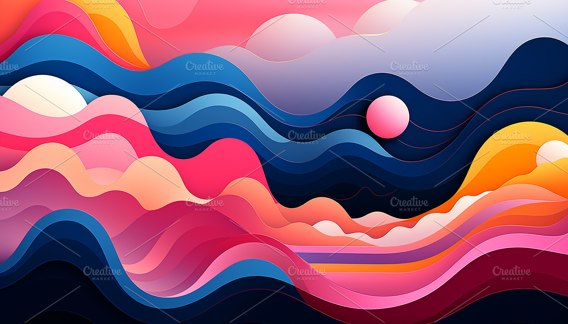 Modern futuristic. Abstract colorful, a Wallpaper Photo by Elena Vagengeim