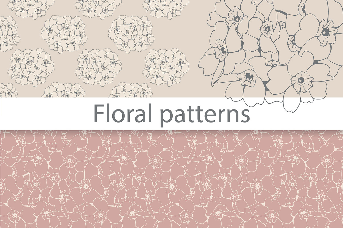 Floral Seamless Pattern Design, a Pattern Graphic by Plaid4You (Photo 1 of 16)