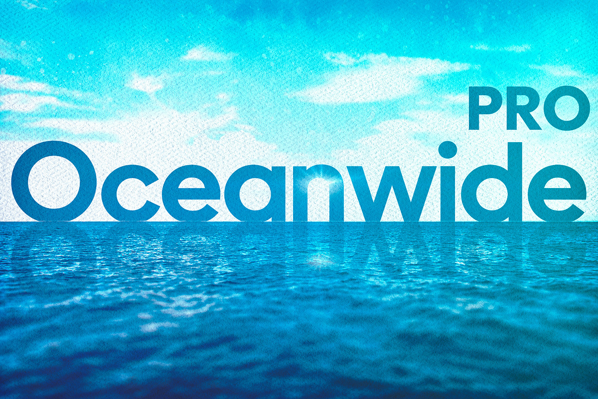 Oceanwide Pro Family, a Sans Serif Font by California Type Foundry (Photo 1 of 13)