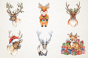 Magical Reindeer Christmas Clipart, an Animal Illustration by RobertsArt (Thumbnail 4 of 7)