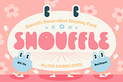 Shouffle Display Font, a Font by Oui Studio (Thumbnail 1 of 10)