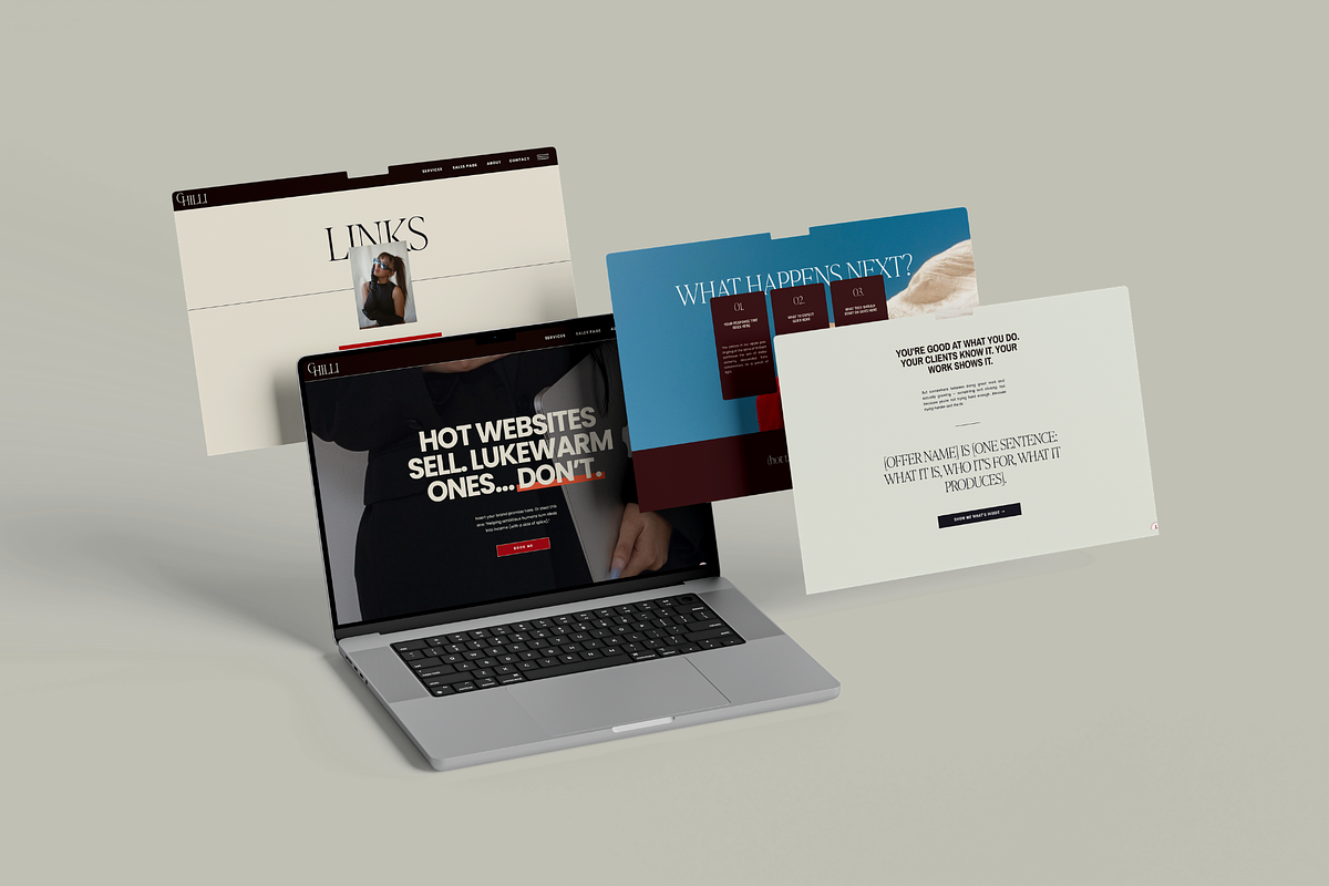 Bold Showit Website Template, a Websites & App Template by Nicxle Creative Studio (Photo 3 of 3)