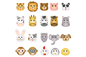 Animal Face Vector