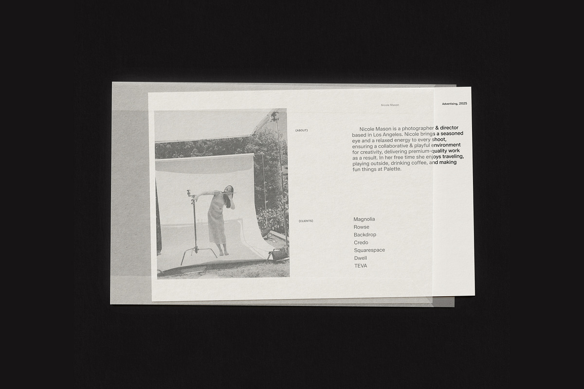 Photography Portfolio Template, a Templates & Theme by Palette Supply (Photo 7 of 7)