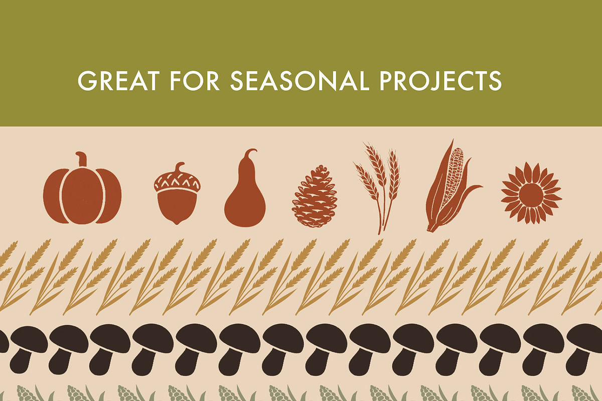 Fall Silhouettes Brush Set, a Brush Add-On by Zsolt Kosa Art (Photo 2 of 6)
