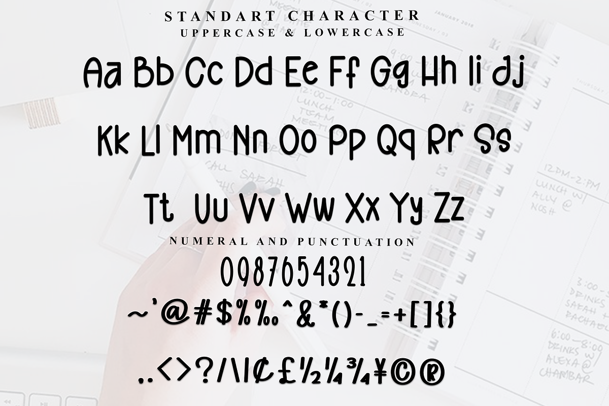 Design Handmade, a Sans Serif Font by FreshTypeINK (Photo 7 of 7)