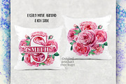 Sublimation plush pillow mockup, a Product Mockup by StyledProductMockups (Thumbnail 3 of 4)