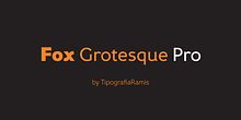 Fox Grotesque Pro