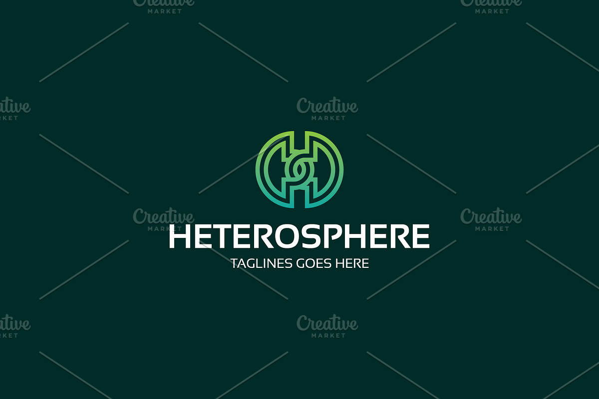 Heterosphere Letter H Logo, a Branding & Logo Template by ashenterprise (Photo 2 of 3)