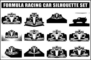 Formula Racing Car SVG Bundle, an Object Graphic by Creativeshirt
