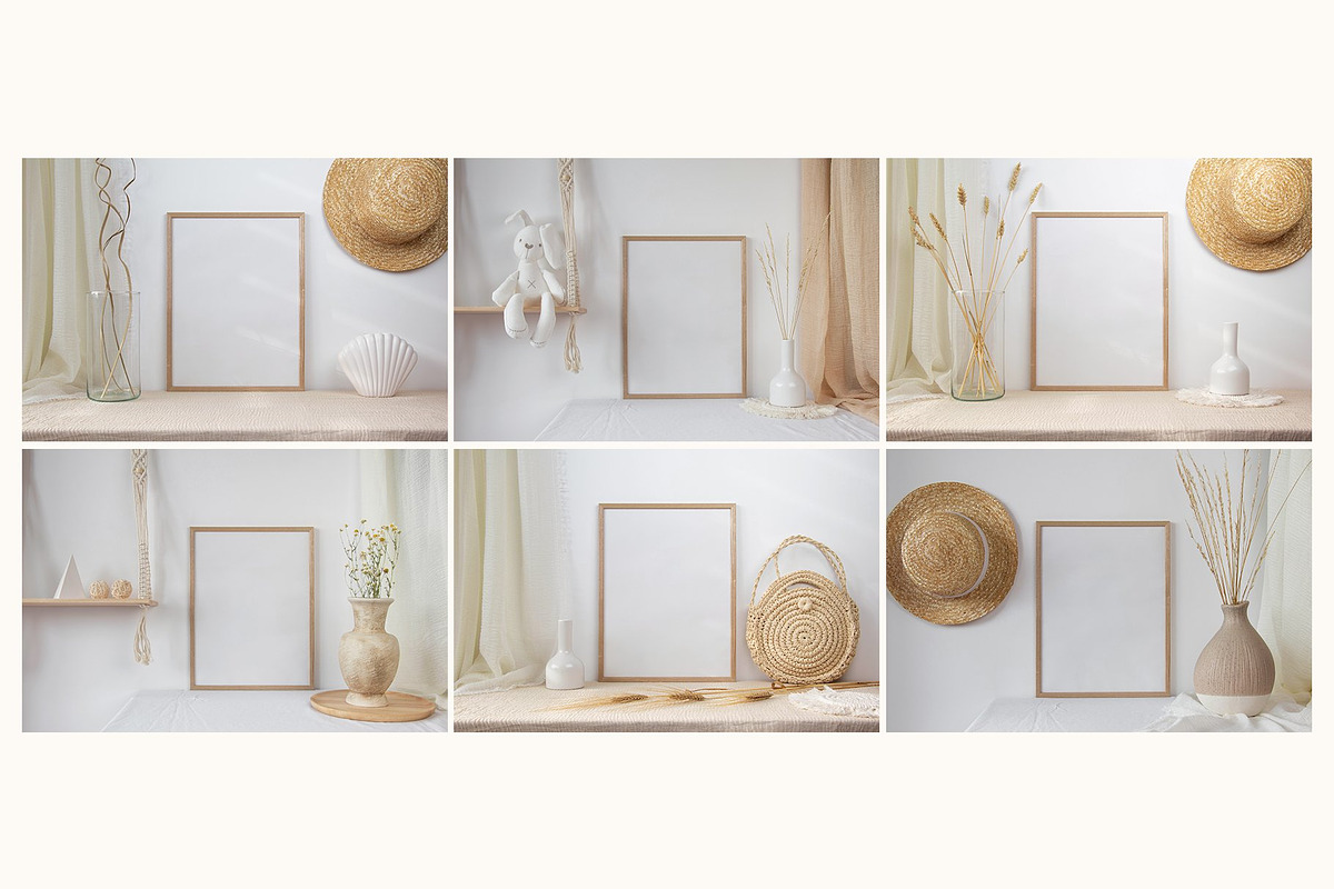 Photo Frame Mockup Bundle, a Print Template by PawMockups (Photo 2 of 11)