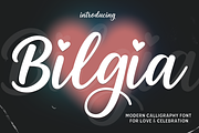 Bilgia Modern Calligraphy Font, a Script Font by cocodesign (Thumbnail 1 of 6)