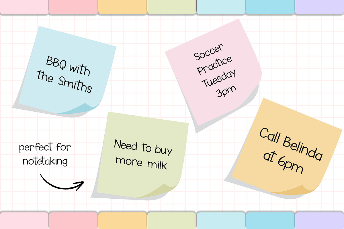 Digital Planner Font, a Sans Serif Font by Lollipop Hand Drawn (Photo 3 of 8)