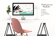40 Vector Abstract Cards, a Decorative Illustration by Spencerian Sisters (Thumbnail 5 of 6)