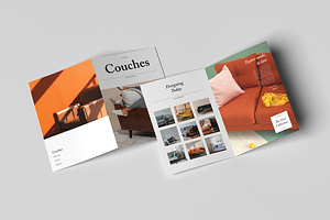 A4 Bifold Brochure Mockup Bundle 28