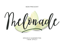 Melonade | Script font