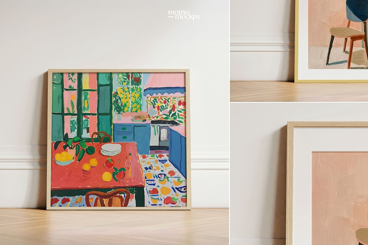 Square Frame Mockup | PSD Minimalist, a Household Mockup by momomockps (Photo 2 of 8)