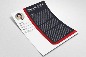 Ribbon Style Word CV Resume