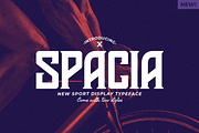 Spacia Display Typeface, a Sans Serif Font by edukka (Thumbnail 1 of 8)