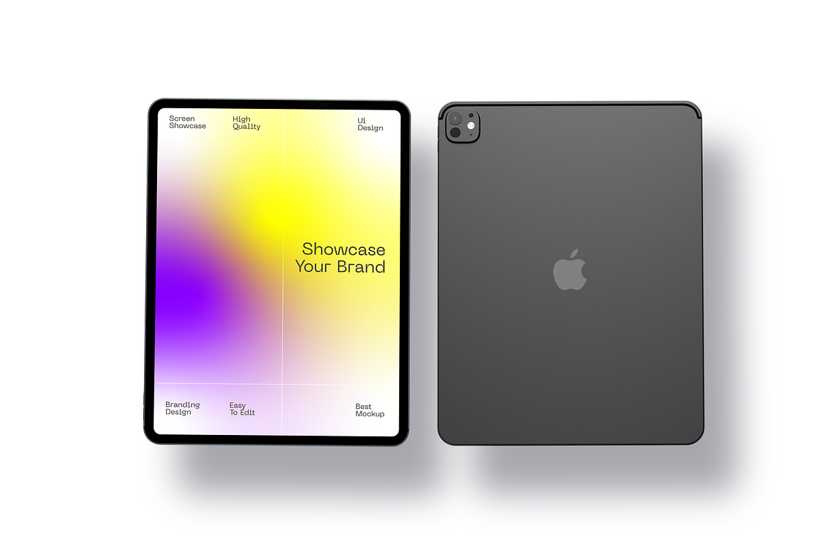 Apple iPad Pro 13-inch M4 Mockup, an iPad Mockup by Mockupdaddy (Photo 21 of 22)