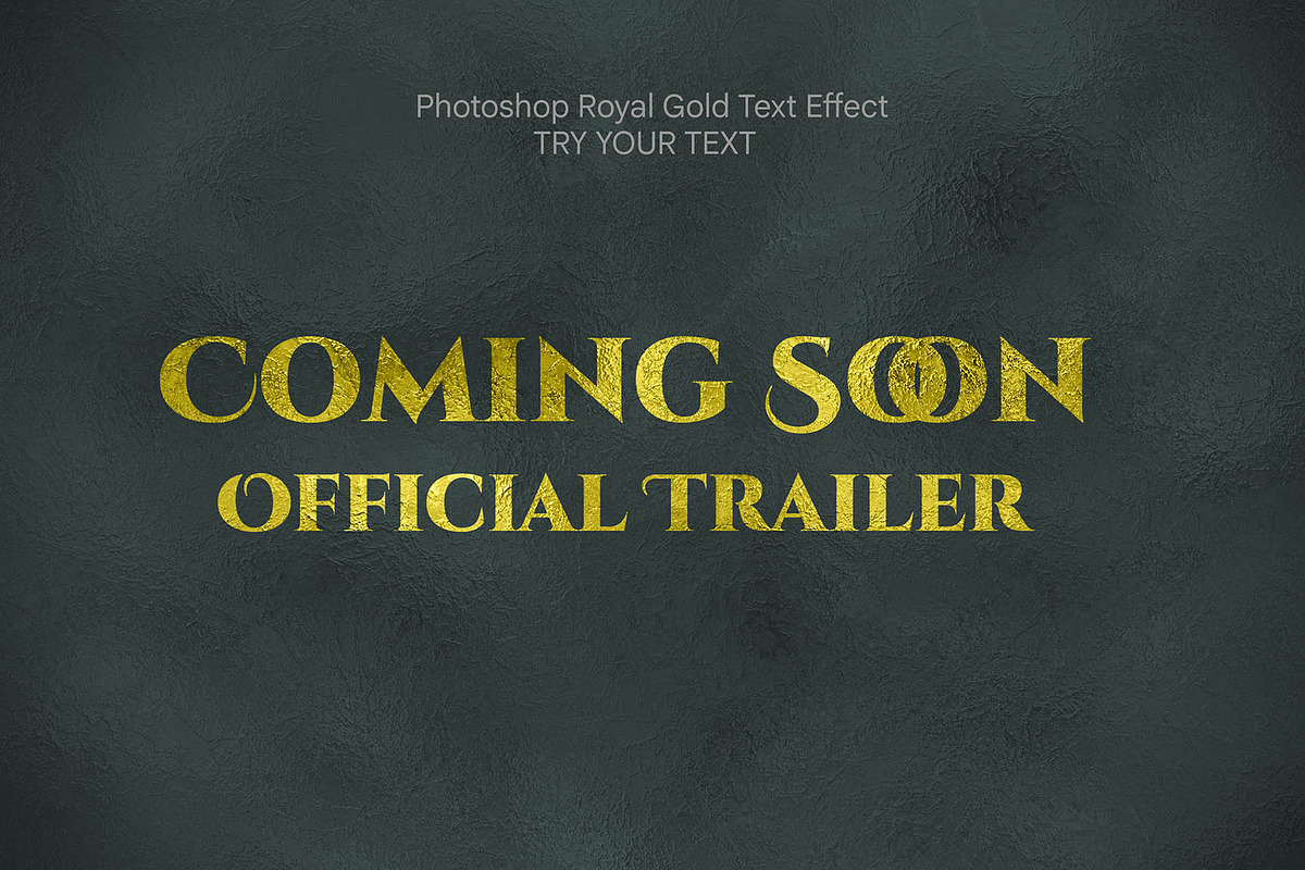 Gold Foil Photoshop Text Effect, a Layer Style Add-On by MRI STUDIO (Photo 17 of 29)