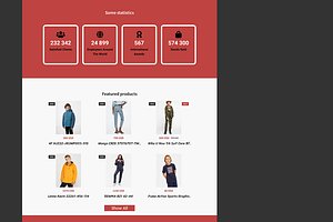 Casual Clothes Website Template