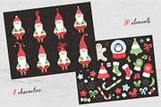 Merry Christmas seamless pattern, a Pattern Graphic by LartGraphics (Thumbnail 7 of 8)