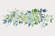 Elegant Green Floral Set, an Illustration by Designs_River (Thumbnail 6 of 11)