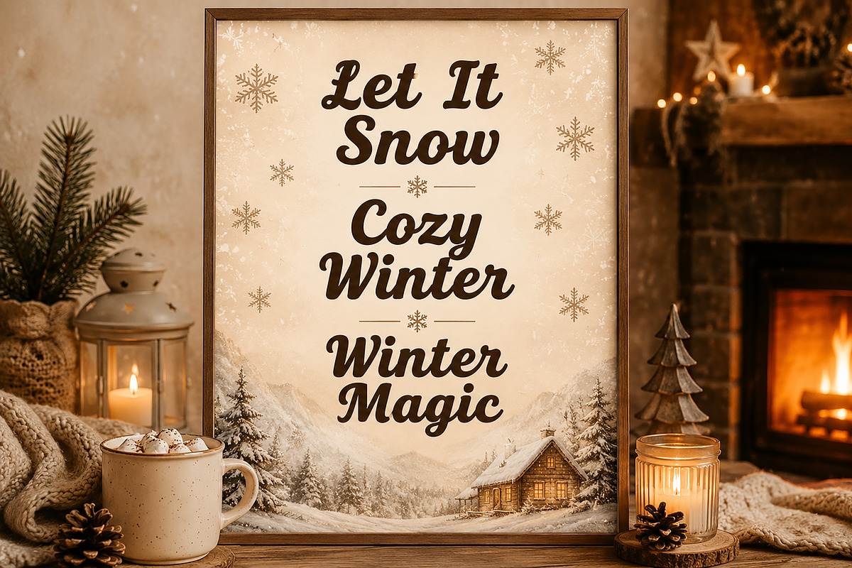 Frosty Wishes, a Script Font by Wow Magic (Photo 4 of 6)