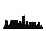 10xFiles Pack Nashville Skylines, an Illustration by HQPhoto Store (Thumbnail 6 of 9)
