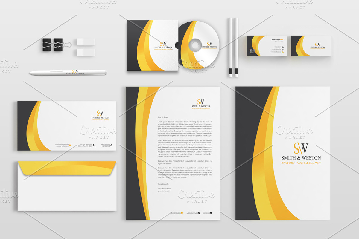 Stationery Pack, a Stationery Template by BettyDesign (Photo 3 of 9)