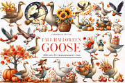 Fall Halloween Goose Sublimation, an Illustration by Designworld (Thumbnail 1 of 5)