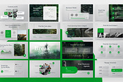 Green Glass PowerPoint Template, a Presentation Template by Brandearth RRGraph (Thumbnail 4 of 7)
