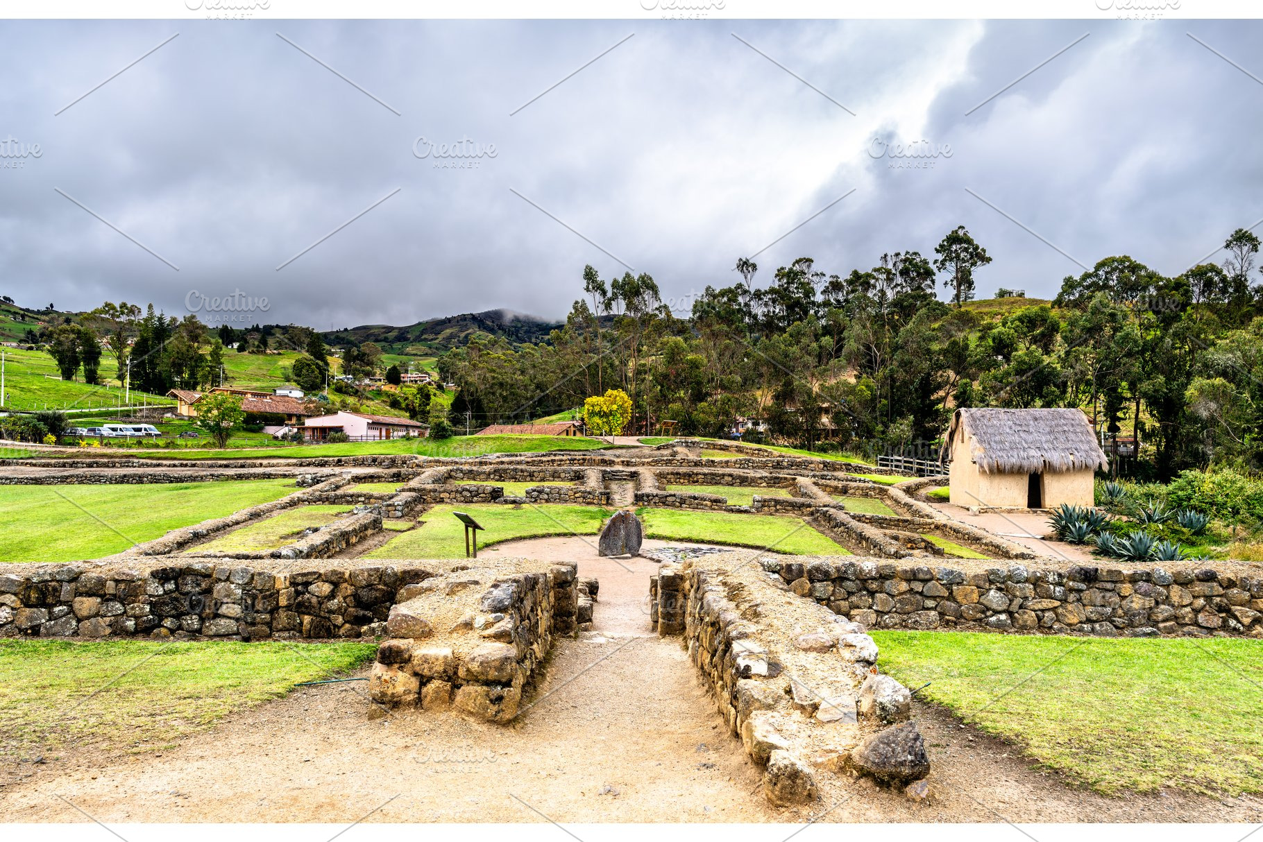 Ancient Inca ruins of Ingapirca in Ecuador, an Architecture Photo by Leonid Andronov