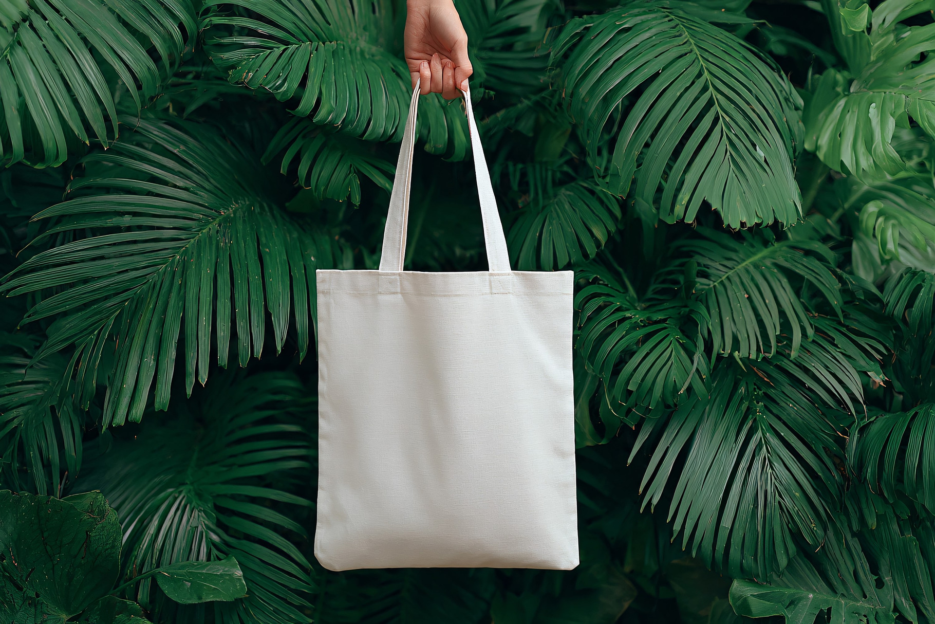 Floral Canvas Tote Bag on Wooden Cha, a Beauty & Fashion Photo by shahsoft