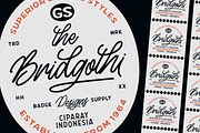 Meethlake Typeface || Vintage Font, a Script Font by Garisman Std (Thumbnail 3 of 12)