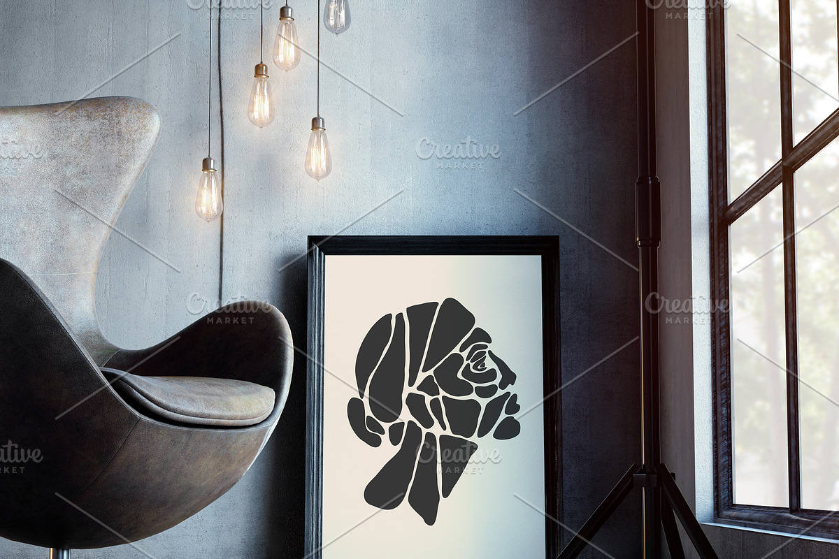 Woman Surreal Face Posters, an Object Graphic by C Design Studio (Photo 6 of 17)