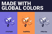 Isometric Icons v.3 (240 Icons), an Object Illustration by Andrew Kras Design (Thumbnail 6 of 21)