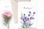 Lavender Watercolor Clipart, an Object Illustration by CaraulanStore (Thumbnail 2 of 9)
