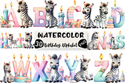 Birthday Zebra Alphabet, an Illustration by Black Bird Studio (Thumbnail 1 of 6)