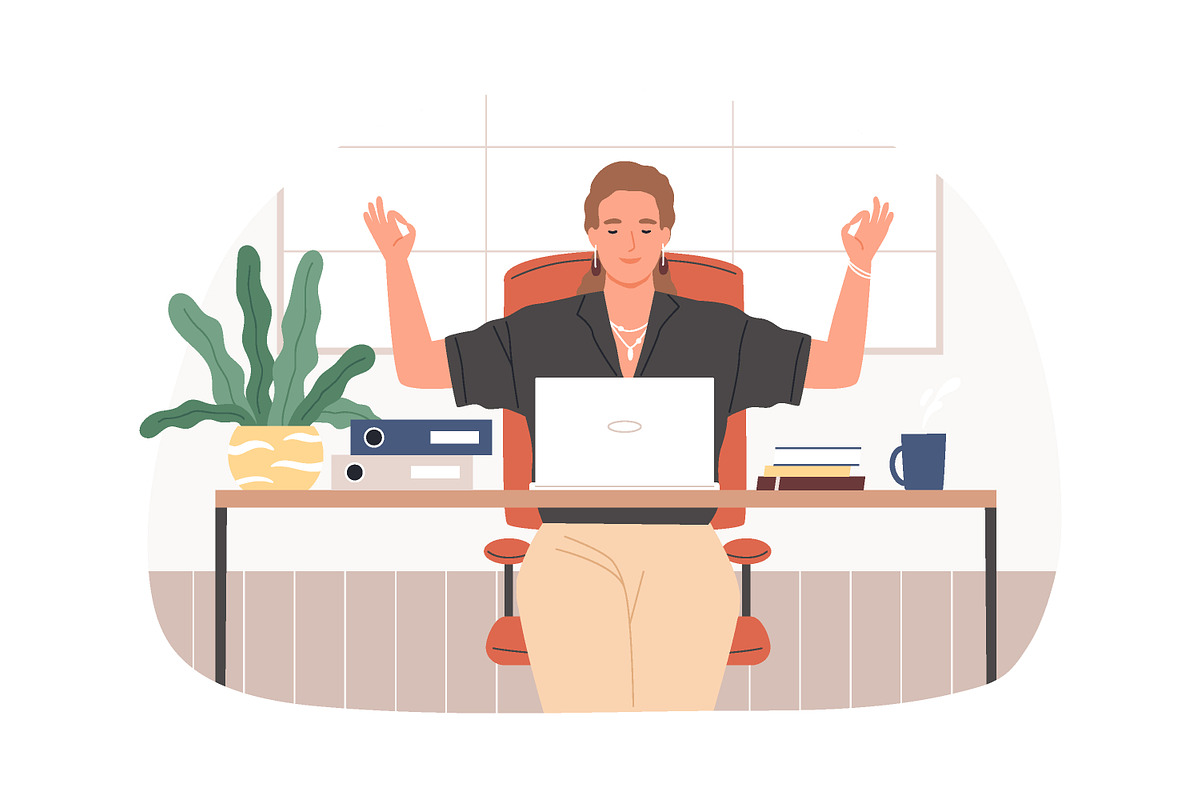 Remote and freelance relaxed work, a Person Illustration by Good Studio (Photo 5 of 10)