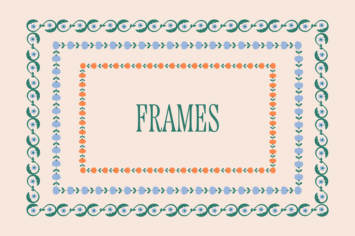 Blossom - Patterns, Shapes & Frames, a Pattern Graphic by Basia Stryjecka (Photo 14 of 35)