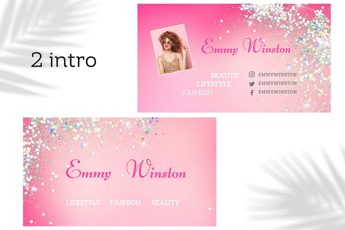 Youtube branding kit for Canva, a Social Media Template by Amiraliya (Photo 2 of 6)