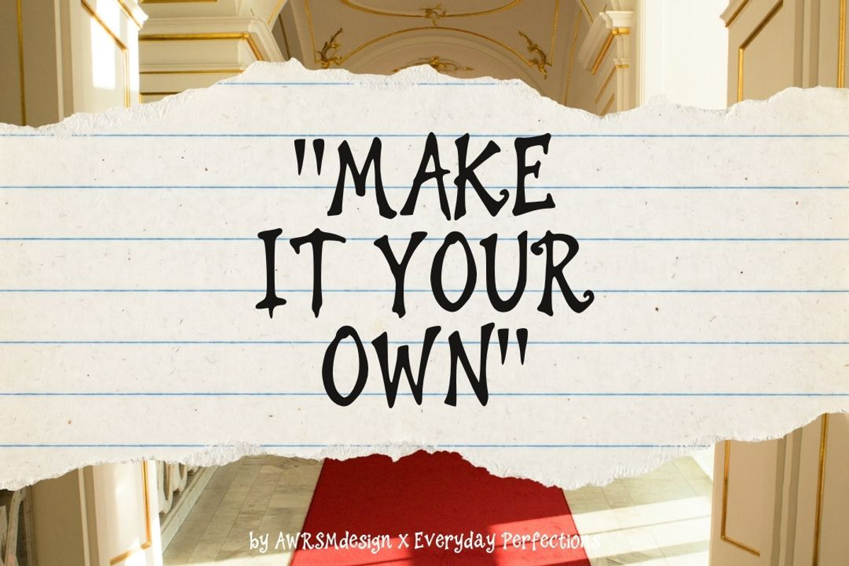 Luventa | A Fantasy Display Font, a Handwritten Font by Everyday Perfection (Photo 4 of 5)