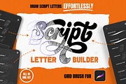 Script Letter Builder (Grid System), a Brush Add-On by Tharros (Thumbnail 1 of 9)