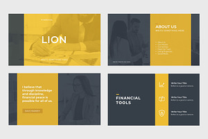 Lion Finance PowerPoint Template