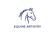 Equine Artistry Horse, a Branding & Logo Template by Logocreative (Thumbnail 1 of 2)