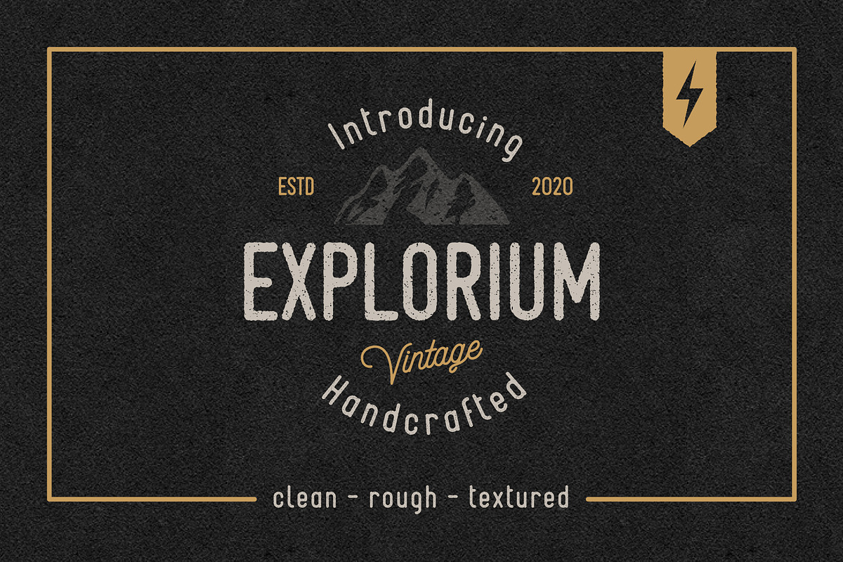 SALE : Explorium Font, a Font by FlashGraphics (Photo 1 of 6)